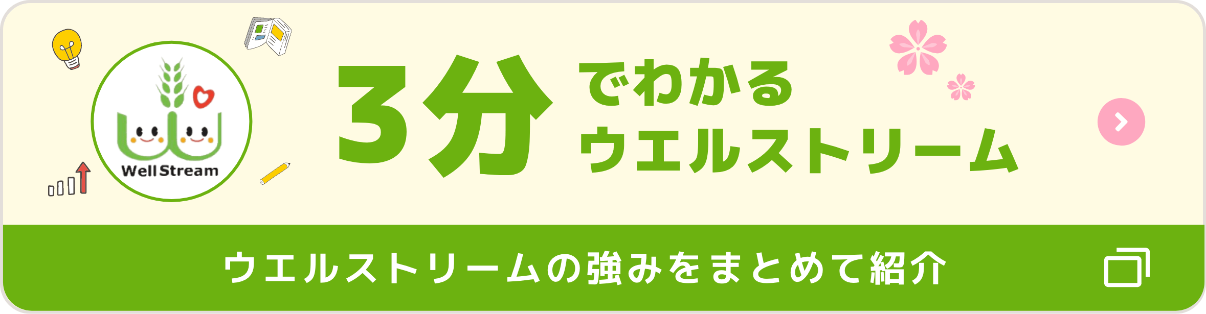 3分でわかるウエルストリーム